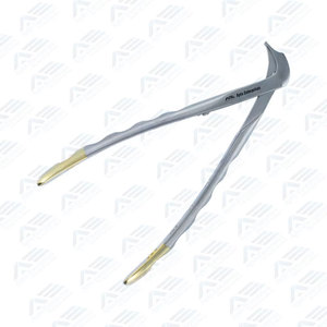 Pince orthodontique manuelle de précision en acier inoxydable de haute qualité pour l'extraction osseuse en chirurgie buccale et le retrait de couronnes dentaires - Product Image 4