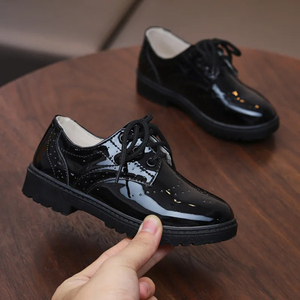 School Boots Casual <b>Walking</b> School Shoes School Boots Lightweight Uniform Wear Footwear School Boots Comfortable Flexible Fit - Product Image 6