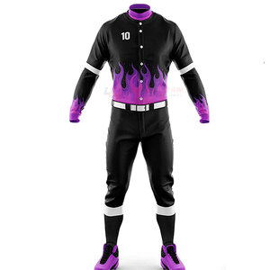 Uniforme de béisbol personalizado por sublimación con nombres y números a medida para equipos deportivos por Up Design International - Product Image 2