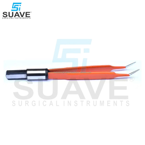 Reusable Bipolar Forceps Straight Neurosurgical Forceps Tip Bayonet Bipolar Forceps by SUAVE SURGICAL <b>INSTRUMENTS</b> - Product Image 2