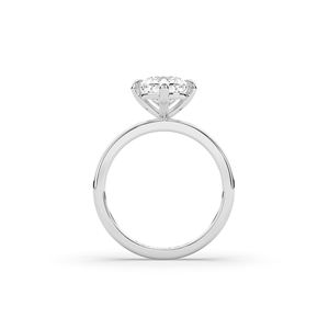 Anillo de Diamante Cultivado en Laboratorio con Corte Cojín de 2.00Ct, Oro Sólido de 14K/10K, Anillo de Compromiso Ligero y Único, Joyería Sostenible al por Mayor - Product Image 3