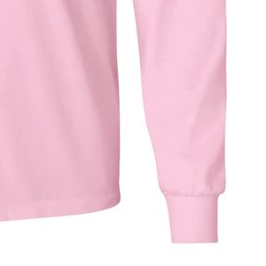 Camiseta Rosa de Manga Larga con Cuello Redondo y Estampado Gráfico, Camiseta Informal para Mujer, Diseño Colorido en la Parte Delantera, Ropa de Moda Urbana - Product Image 4