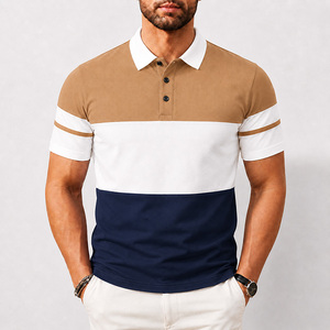 Polo de Piqué Personalizado al por Mayor, Transpirable, de Poliéster/Algodón para Hombre, en Rojo, Blanco y Negro, Estilo Casual, Manga Corta, Deportivo - Product Image 5