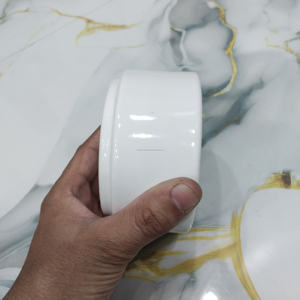 ชามเซรามิกทรงกลมสีขาวเคลือบเงาคุณภาพพรีเมียม เหมาะสำหรับใส่ซีเรียล บะหมี่ ของว่าง และซอส - Product Image 3