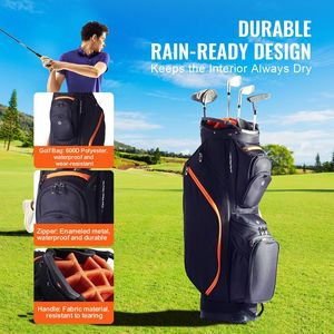 Bolsa de Golf Premium de 14 Compartimentos con 36 Bolsillos, Asas Resistentes y Cubierta Antipolvo - Product Image 5