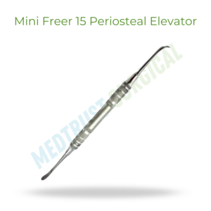 Mini Elevador Perióstico Freer 15, Instrumento Quirúrgico Dental para Elevación de Tejidos - Product Image 2
