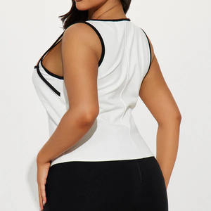 Soutien-gorge de sport respirant à maintien élevé pour femme avec logo personnalisé, grande taille, écologique, logo avant, pour gym et fitness - Product Image 6