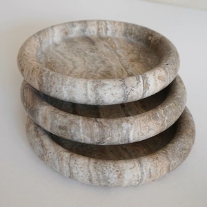 Fluted marble <b>tray</b> rectangular vanity <b>tray</b> decorative organizer jewelry <b>tray</b> soap dish <b>perfume</b> <b>tray</b> candle holder luxury stone - Product Image 4