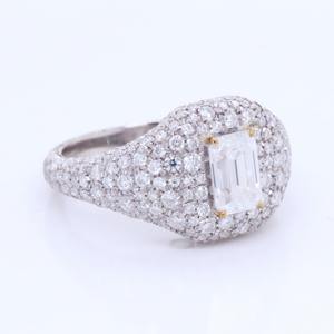 Bracelet manchette chrétien tendance en argent sterling 925 plaqué or blanc 18 carats avec zircon, haute qualité, vente chaude, cadeau de mode pour femme - Product Image 3