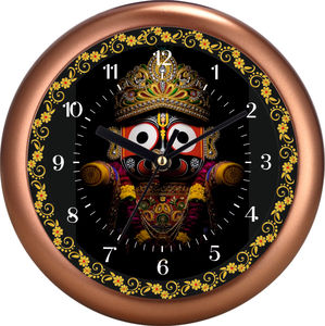 Reloj de Pared Kamdhenu con Diseño de Vaca y Ternero, Decoración Religiosa Antigua para Templo, Reloj Impreso para Regreso a Clases, Navidad, Día de la Madre - Product Image 6