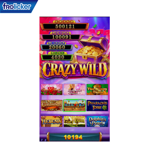 แผงวงจรเกมอาร์เคดจอเดี่ยว CRAZY WILD VERTICAL V8 ภาษาอังกฤษ สำหรับเครื่องเล่นเกมหยอดเหรียญ ยี่ห้อ FRO ผลิตในไต้หวัน - Product Image 1