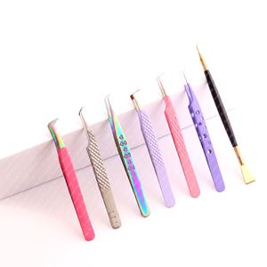 Pince à épiler volume d'extension de cils en acier inoxydable antistatique pince à épiler à pointe pointue pour couches épaisses et minces - Product Image 3