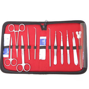 Kit de dissection avancé en acier inoxydable Safety Point, 20 pièces, pour étudiants en médecine et usage vétérinaire, par Grip Surgical - Product Image 1