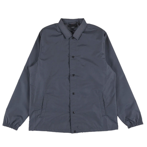 Graphite Gray Men <b>Coach</b> Jacket Snap Button Lightweight Windbreaker Point Collar Custom Logo Private Label Streetwear Wholesale - Product Image 1