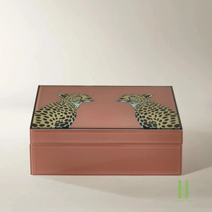 BEST PRICE Handmade Eco-Friendly Lacquer Storage Box, Decorative Wooden Organizer Box with Lid for Home Office Hotel - Product Image 4