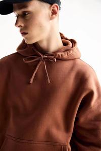 Sudadera con capucha informal de alta calidad para hombre, 100% algodón, estilo vintage, con capucha, para otoño e invierno. - Product Image 2