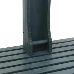 Doccia esterna giardino in legno antracite - Product Image 4