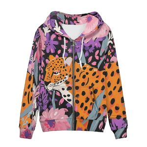 Prix de gros Sweat à capuche pour femme respirant, couleur unie, col rond, en molleton de coton, avec fermeture éclair, personnalisable, pour sublimation, imprimé motif rose - Product Image 6
