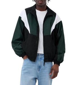 All Custom Made Men Breathable Windbreaker Jacket Plus Size Color <b>Block</b> Lightweight Anorak Jacket Custom Brand Fabrics - Product Image 3