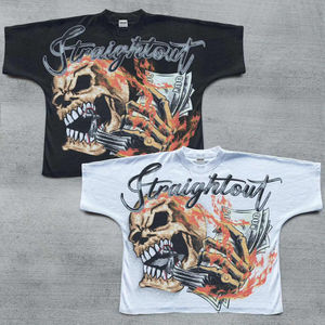 Nouveaux T-shirts en coton de haute qualité avec impression sérigraphique, disponibles en DTF et DTG, faible MOQ, légers, à manches courtes, pour hommes - Product Image 4