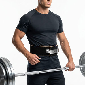 Heavy Duty Leather Lever Weightlifting <b>Belt</b> <b>Powerlifting</b> Gym Training Strength Support <b>Belt</b> Adjustable Fitness Workout <b>Belt</b> - Product Image 1