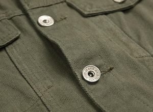 Veste en jean décontractée pour homme, 100 % coton, avec logo personnalisé sur le devant, respirante, écologique, séchage rapide, haute qualité, pour l'extérieur, vente en gros - Product Image 6