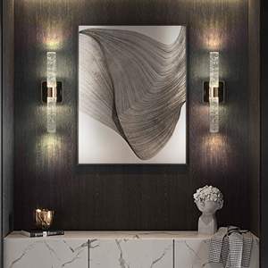Contemporary 17" H <b>Gold</b> Plating Finish Bubble Crystal Iron 2-<b>Light</b> Sconce Modern Indoor <b>Wall</b> Lamp Fixture Bathroom Bedroom - Product Image 5