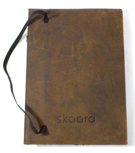 Custom A4 A5 Soft Cover Leather Journals Dotted <b>Blank</b> Paper <b>Notebooks</b> Gold Silver Logo Back Pocket Diaries-Printed Design - Product Image 6