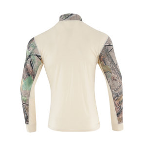 Camiseta de Manga Larga para Hombre, Camuflaje, Cuello Redondo, Corte Regular, Transpirable, Poliéster, Estampado Informal - Product Image 2