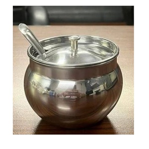 Bocaux de rangement en métal doré écologiques – Produit tendance – Articles de cuisine décoratifs pour la maison à prix raisonnable - Product Image 2