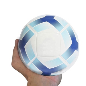 Balón de fútbol de cuero resistente, personalizado con logotipo, nuevo diseño, cosido a mano, ligero y duradero para exteriores, de las más vendidas. - Product Image 6