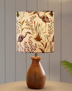 Wooden <b>Table</b> Lamp Base Tabletop Decorative <b>Bedside</b> Light Holder <b>Rustic</b> Home Decor - Product Image 4