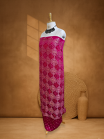 Costume traditionnel en soie Gajji pure de haute qualité avec tissage à la main Banarasi, au meilleur prix de gros