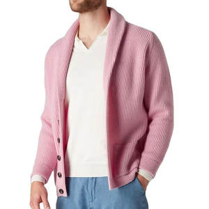 Cardigan pour homme en tricot doux, style boutonné, décontracté, streetwear, mode hiver quotidienne - Product Image 1