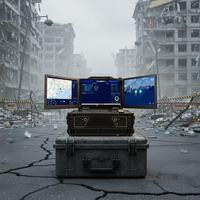 Caja de Comando de Emergencia Multifuncional EVAK con Pantalla Múltiple y Computadora Integrada de Guangdong - En Stock