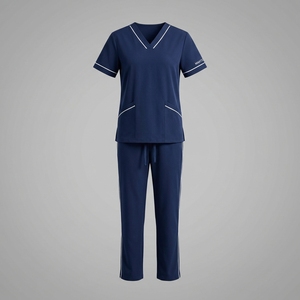 Light Weight Fashion Women Wholesale Professional Women's Nurse Doctor Uniform V-neck <b>Scrub</b> Jogger Suit Medical <b>Scrubs</b> <b>Set</b> - Product Image 1