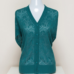 Cardigan en tricot épais pour femme, pull d'hiver confortable et chaud, manches longues, coupe décontractée, style streetwear décontracté - Product Image 1