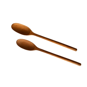 Fourchettes à salade en bois naturel écologiques, couverts réutilisables en bois pour desserts, ensemble de couverts pour restaurant et hôtel - Product Image 2