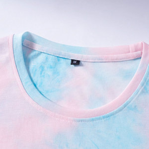 Camiseta Tie Dye para Hombre, Personalizada, de Algodón, Informal, de Manga Corta, Ropa de Calle de Verano, Venta al Por Mayor - Product Image 6