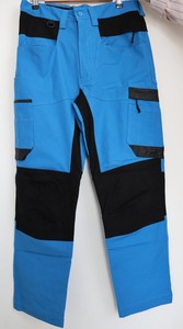 100% Cotton Carpenter Pants for Men – Heavy Duty Multi-Pocket Electrician <b>Work</b> <b>Trousers</b>, Breathable Utility Workwear - Product Image 5