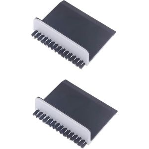 2 Pezzi Spazzola Lavasciuga Nera per Lavello da Cucina, Spazzola per Pulizia Bancone, Spazzola per Verdure, Accessori Utensili da Cucina per la Casa - Product Image 1