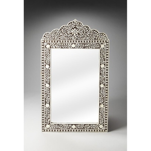 Bone Inlay <b>Wall</b> <b>Mirror</b> with Intricate Artisan Craftsmanship Decorative Vanity and Accent <b>Mirror</b> for Living Room - Product Image 3