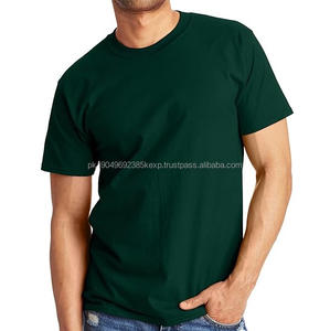 T-shirt ample en coton 100% respirant, coupe ample, délavé à l'acide, couleur verte, épaules tombantes, surdimensionné, vintage, tricoté lourd - Product Image 1
