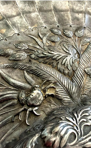Plateau en forme de coquille en argent antique, sculpté botaniquement, en métal, pour bijoux et objets, fournisseur de décoration d'intérieur de luxe, directement de l'usine - Product Image 4