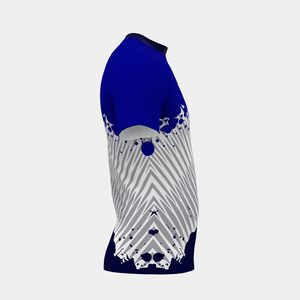 Rashguard MMA à manches courtes de qualité supérieure, unisexe, anti-UV, compression, impression numérique, polyester/spandex 220g, logo personnalisé - Product Image 3