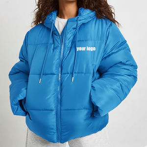 เสื้อแจ็คเก็ตพัฟเฟอร์ผู้หญิงกันลม แฟชั่นราคาส่งถูก รุ่นใหม่ปี 2025 เสื้อแจ็คเก็ตพัฟเฟอร์ขนเป็ดสำหรับฤดูหนาว - Product Image 4