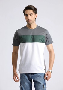 Camiseta casual de algodón de manga corta con logo personalizado, corte regular, estilo urbano, unisex. - Product Image 3