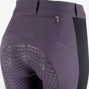 Leggings d'équitation pour femmes en velours côtelé avec assise intégrale en silicone, Culottes d'équitation, Collants d'équitation, Vente en gros - Product Image 5