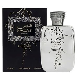 น้ำหอม HAWAS THUNDER 100 มล. โดย RASASI โอ เดอ พาร์ฟูม ของแท้จากดูไบ กลิ่นหอมแบบอาหรับ ติดทนนานสำหรับผู้ชาย - Product Image 1