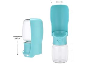 Juego de Botella y Tazón de Agua Portátil y Duradero de Plástico para Viajes con Bandeja para Perros y Gatos - Product Image 3